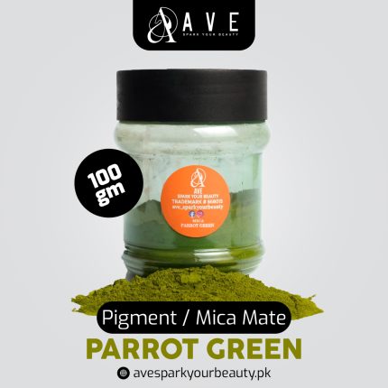 Pigment / Mica Mate Parrot Green - Image 3