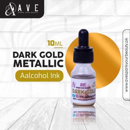 Dark Golden Metallic Aalcohol Ink