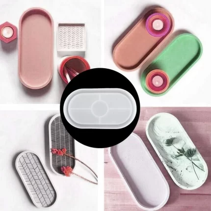 Oval soap and ashtray mold