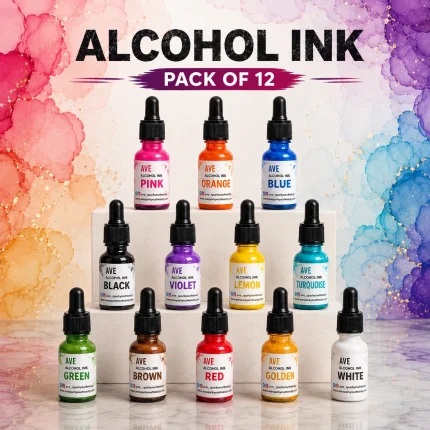 Premium Alcohol Ink Pack of 12 Colors